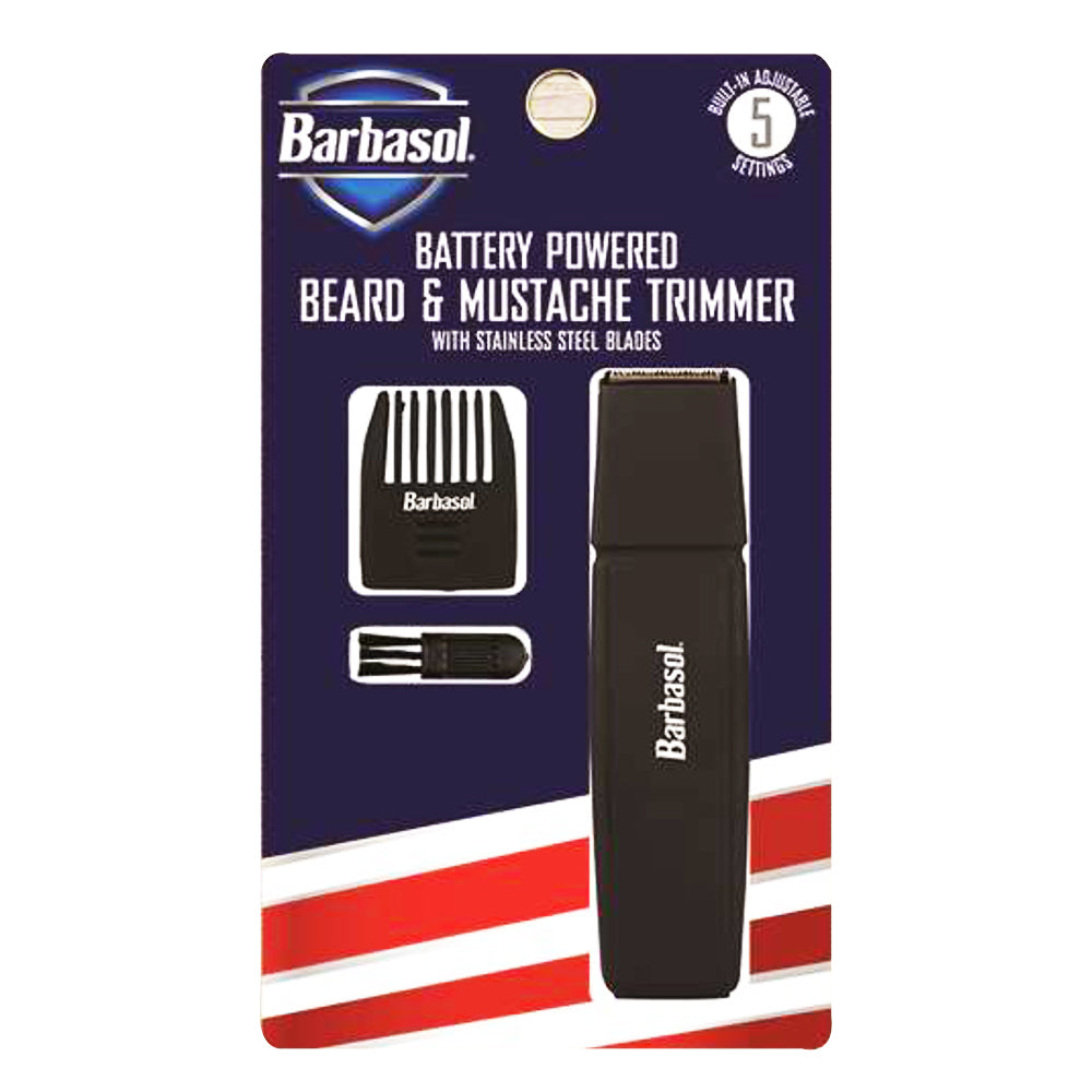 Tondeuse à barbe et à moustache Barbasol à piles CBT1-3010-BLK 84217