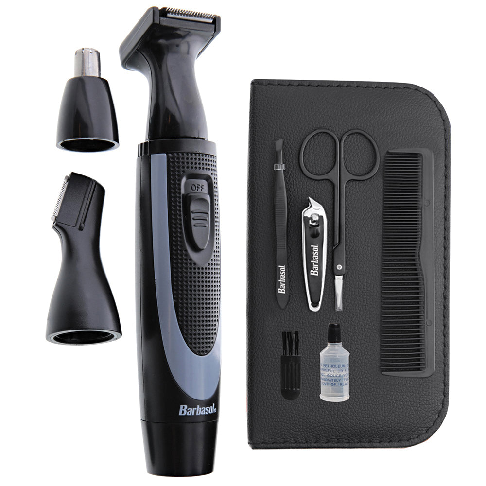 Barbasol Trousse de toilette de voyage 10 pièces pour homme CBG1-5000-KIT 84253