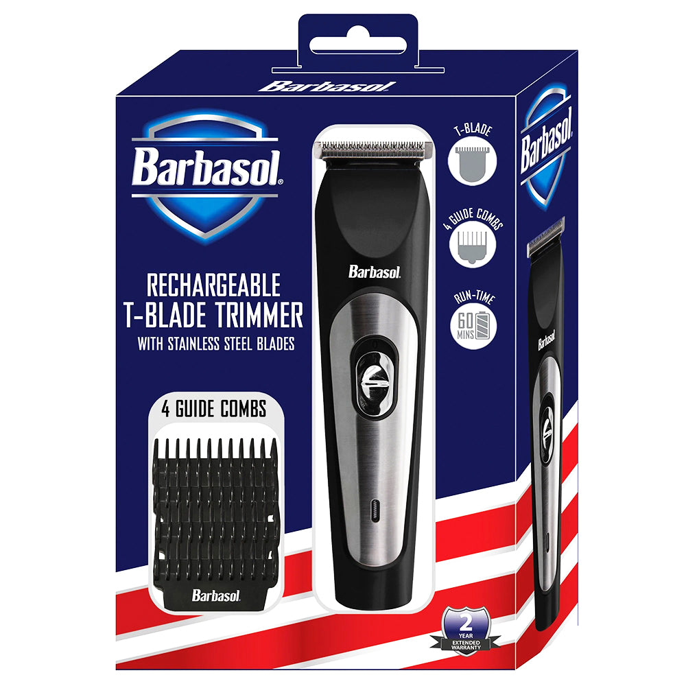 Barbasol  T-Blade Rechargeable Trimmer CBT1-6001-BLK 84412