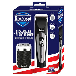 Barbasol  T-Blade Rechargeable Trimmer CBT1-6001-BLK 84412