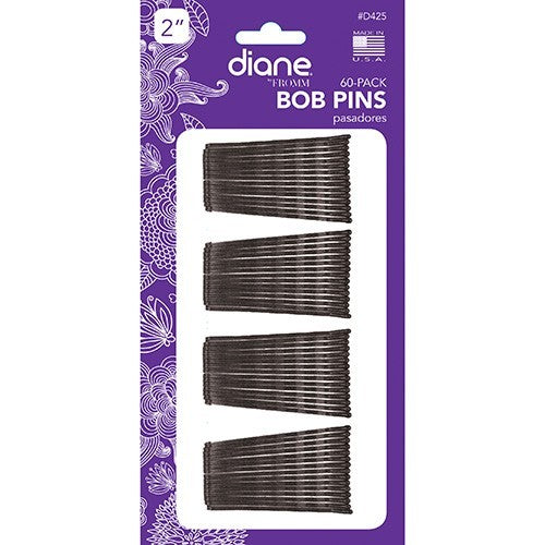 Diane by Fromm Épingles à cheveux ondulées 60 unités (2") Noires #D425