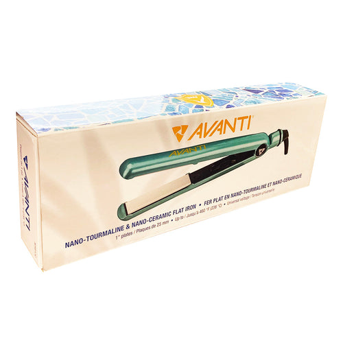 Fer plat en tourmaline et céramique AVANTI Nano 1" sarcelle APRT17C