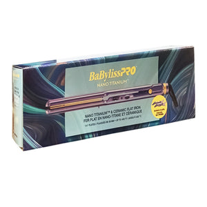 BaBylissPRO Nano Titanium Flat Iron 1.5" BNT3073WOC 45518