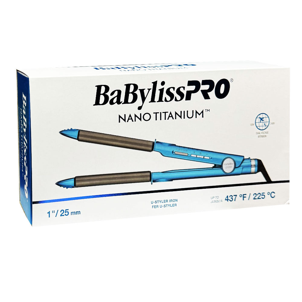 BabylissPRO Nano Titanium Fer à lisser U-Style 1" BNT4061C