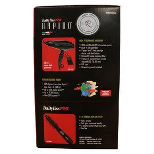 BaBylissPRO Duo Séchage Offert Styler à Air Chaud - RAPIDOKIT3C