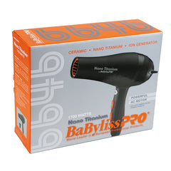 BabylissPRO Nano Titanium Orange Sèche-cheveux 1700W - 37298