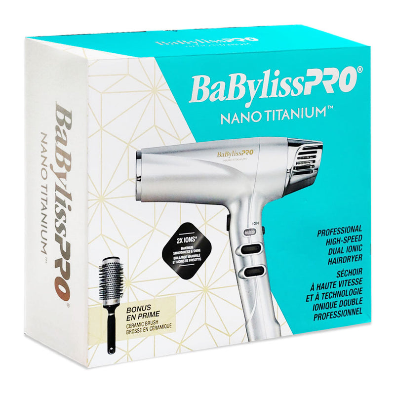 BaBylissPRO NT Sèche-cheveux ionique double à grande vitesse 47658