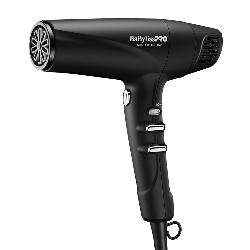 Sèche-cheveux ionique double vitesse BaBylissPRO Noir mat 47871