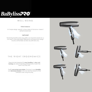 BabylissPRO Falco Professional Ionic Hairdryer BAB8550C