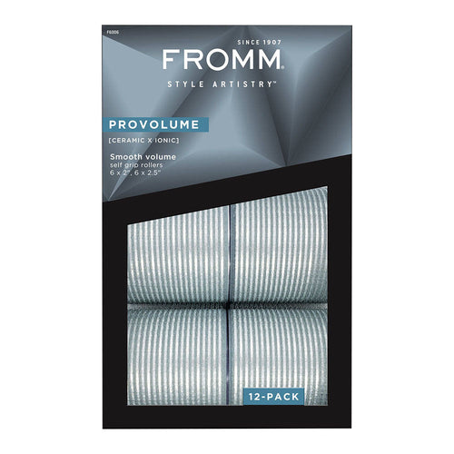 FROMM Ceramic Hair Self Grip Roller Set 12PK F6006 13336