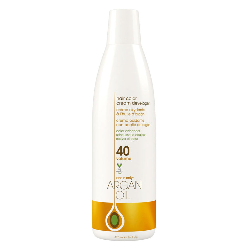 Révélateur Crème Colorante à l'Huile d'Argan One 'N Only 40 Vol 473 ml
