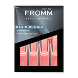 FROMM Pinces à cheveux rose mat doux à tenue maximale 4 pièces F5018