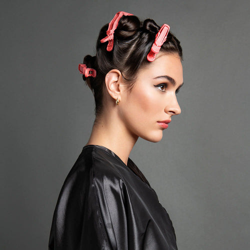 FROMM Pinces à cheveux rose mat doux à tenue maximale 4 pièces F5018
