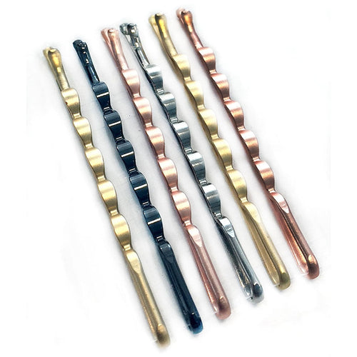 BaBylissPRO Épingles à Cheveux Ondulées Dorées 36 pces BESBOBGOC