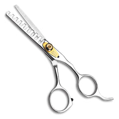 Dannyco 5 1/2" Thinner Shears Offset Handles 9 Teeth JOT-9C