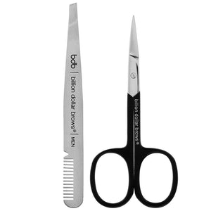 BDB Trousse de Soin Homme (Peigne/Pince à Épiler & Ciseaux) - 31118