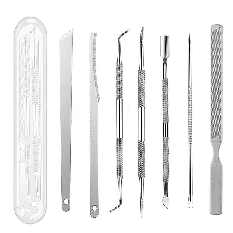 Ensemble de 7 limes et élévateurs pour ongles incarnés 37820