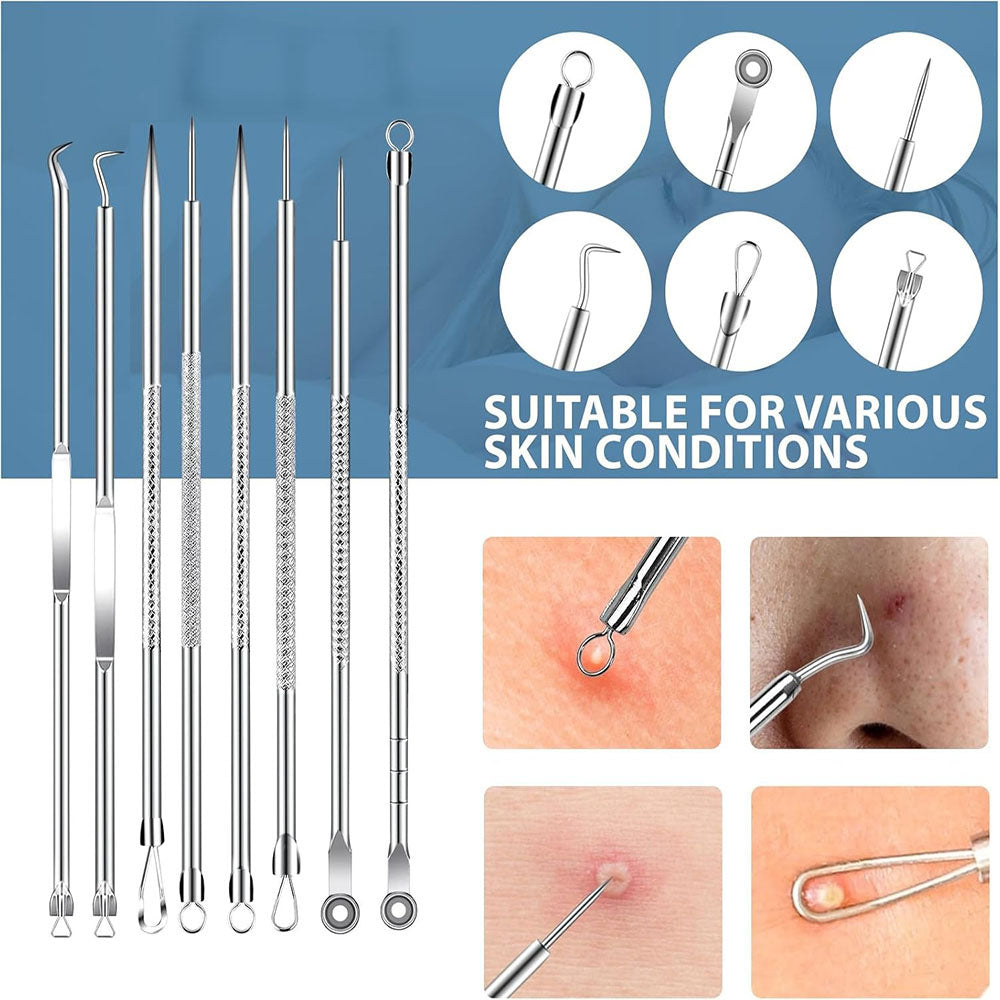 11Pcs Acne Pimples Blackhead Remover Set 45950