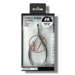 Coupe-cuticules Ivanca Brand Tête Ronde Demi-mâchoire #14 26976