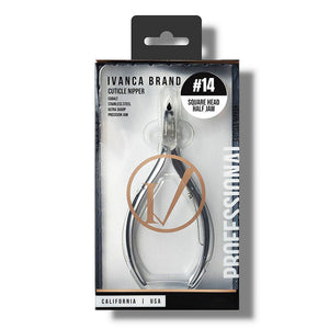 Coupe-cuticules Ivanca Brand Tête carrée demi-mâchoire #14 26977