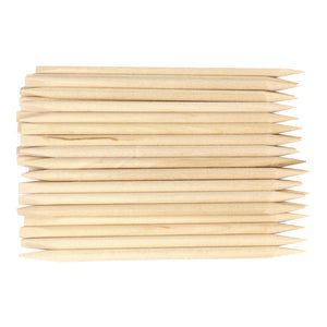 Bâtonnet en Bois Étoile Argentée 90MM 100 pcs 3.5" FH MB4