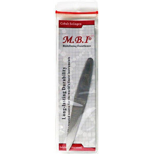 Lime à ongles double face en acier inoxydable MBI-373