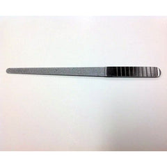 Lime à ongles MBI-375 double face en acier inoxydable 6"