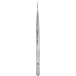 JBLashes Pro-Slim Straight Tweezer Stainless Steel - JBA1001
