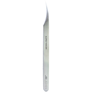 JBLashes Pro-Sloped Tweezer Stainless Steel -  JBA1003
