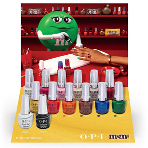 OPI Infinite Shine Holiday 2026 OPI x M&M's HRT45