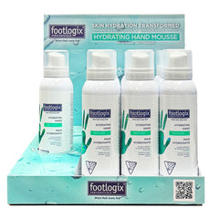 Footlogix® Hydrating Hand Mousse Display 24pcs