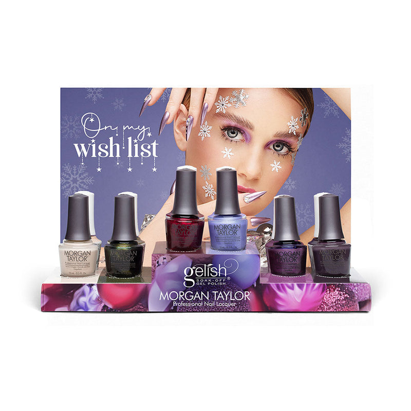 Gelish/Morgan Taylor Sur ma liste de souhaits - 12 PC assortis 1130075
