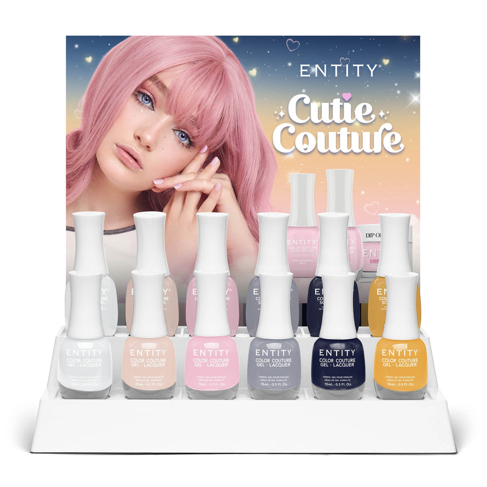 Gel et Laque Entity Cutie Couture Panaché 12 Pièces 5130019
