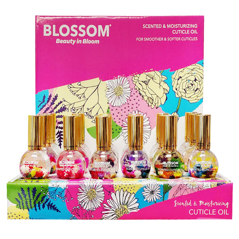 Huile à cuticules parfumée Fleur 12,5 ml 18 pièces BLCO18