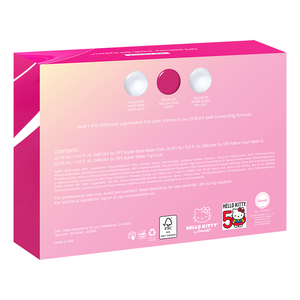 OPI Hello Kitty 50e anniversaire, Lot de 3 vernis GC369