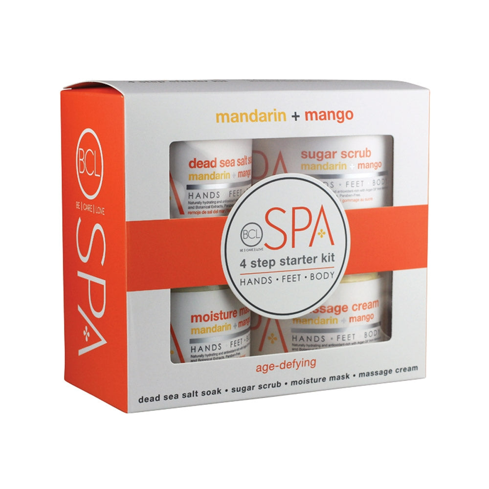 BCL Spa Kit de démarrage 4 étapes Mandarine + Mangue SPA52110