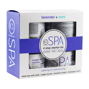 BCL Spa Kit de Démarrage 4 Étapes Lavande + Menthe SPA53110