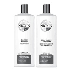 Nioxin2 Cheveux Naturels Duo Traitement Intensif Anti-Affinement 1L 32397