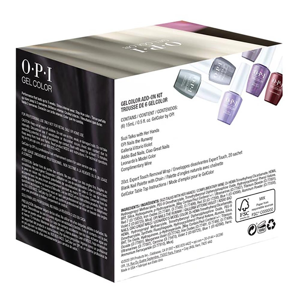 OPI Gelcolor Muse Of Milan Kit d'extension 6 pièces #2 GC296
