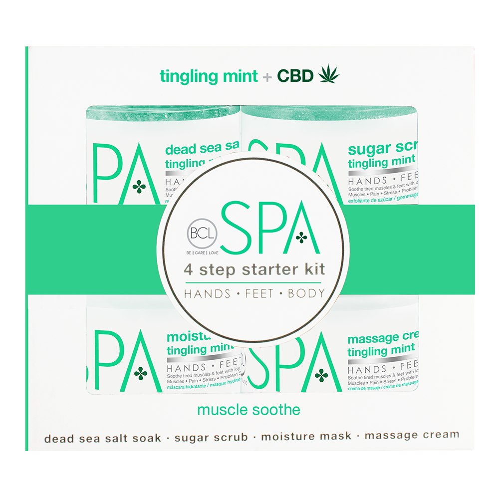 BCL Spa Kit de Démarrage 4 Étapes Menthe Picotante SPA56119