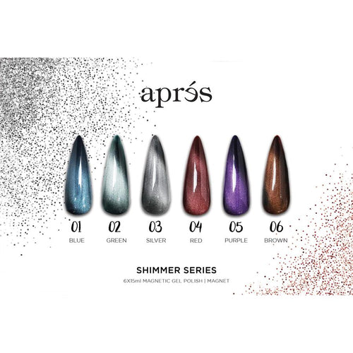 Série de Gels Scintillants Hypno Apres n°1+2 – Lot de 6 Couleurs 41162