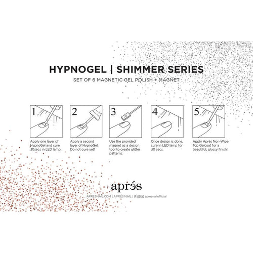 Série de Gels Scintillants Hypno Apres n°1+2 – Lot de 6 Couleurs 41162