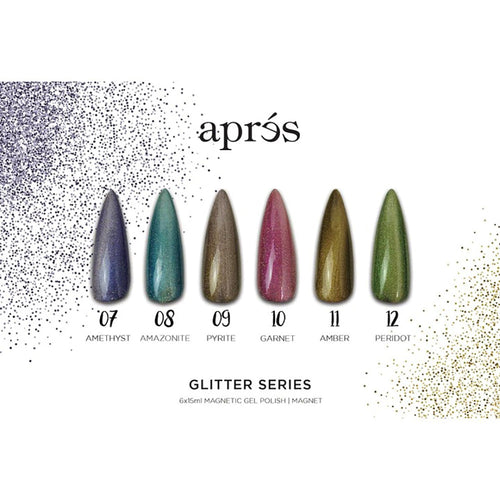 Apres Hypno Gel Glitter Series No.3 Lot de 6 couleurs 95659