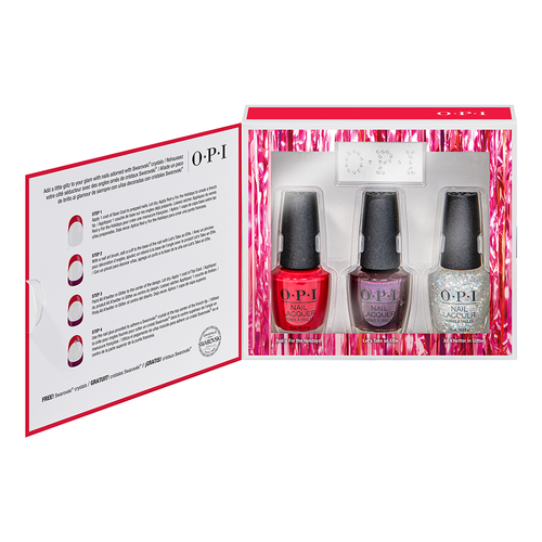 OPI Nail Lacquer Shine Bright Trio Pack With GWP HRM23