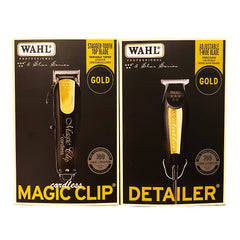 Wahl 5 Star Magic Clip et Detailer Noir et Or Combo 50317