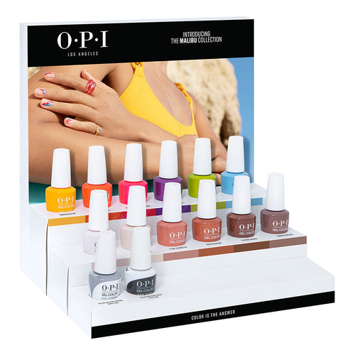 OPI Gelcolor The Malibu Présentoir de comptoir 14 pièces GC310