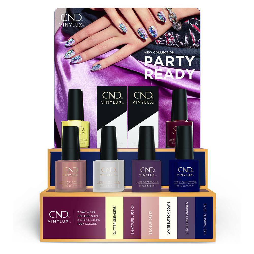 Collection d'automne CND Vinylux 2021 Présentoir Party Ready 14 pièces