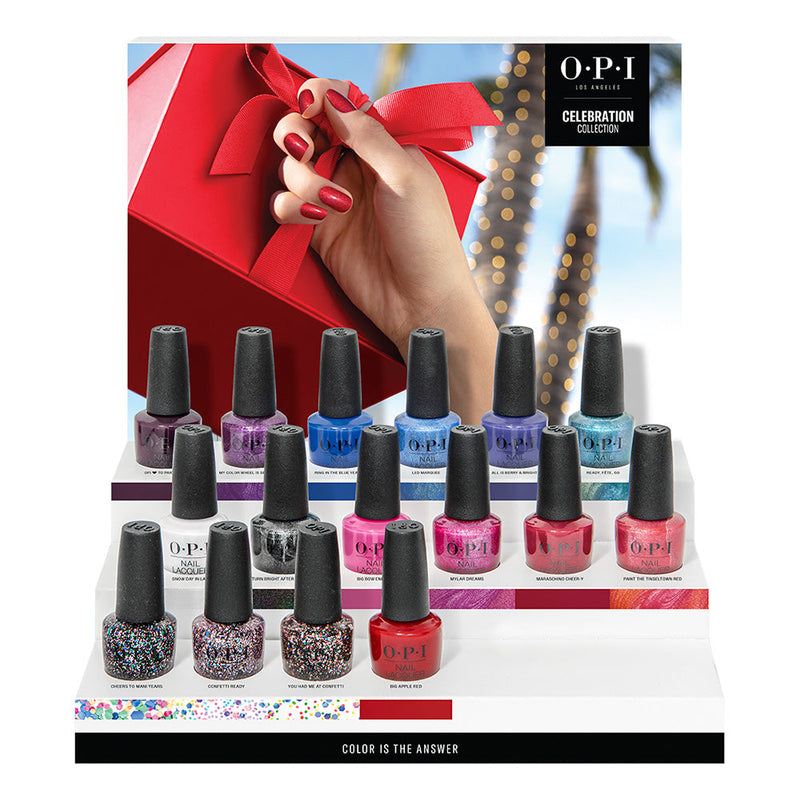 OPI Vernis à Ongles Collection Célébration Présentoir 16 pièces HRN38