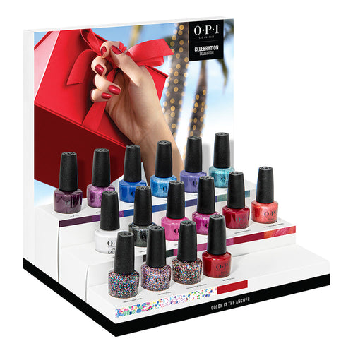 OPI Vernis à Ongles Collection Célébration Présentoir 16 pièces HRN38