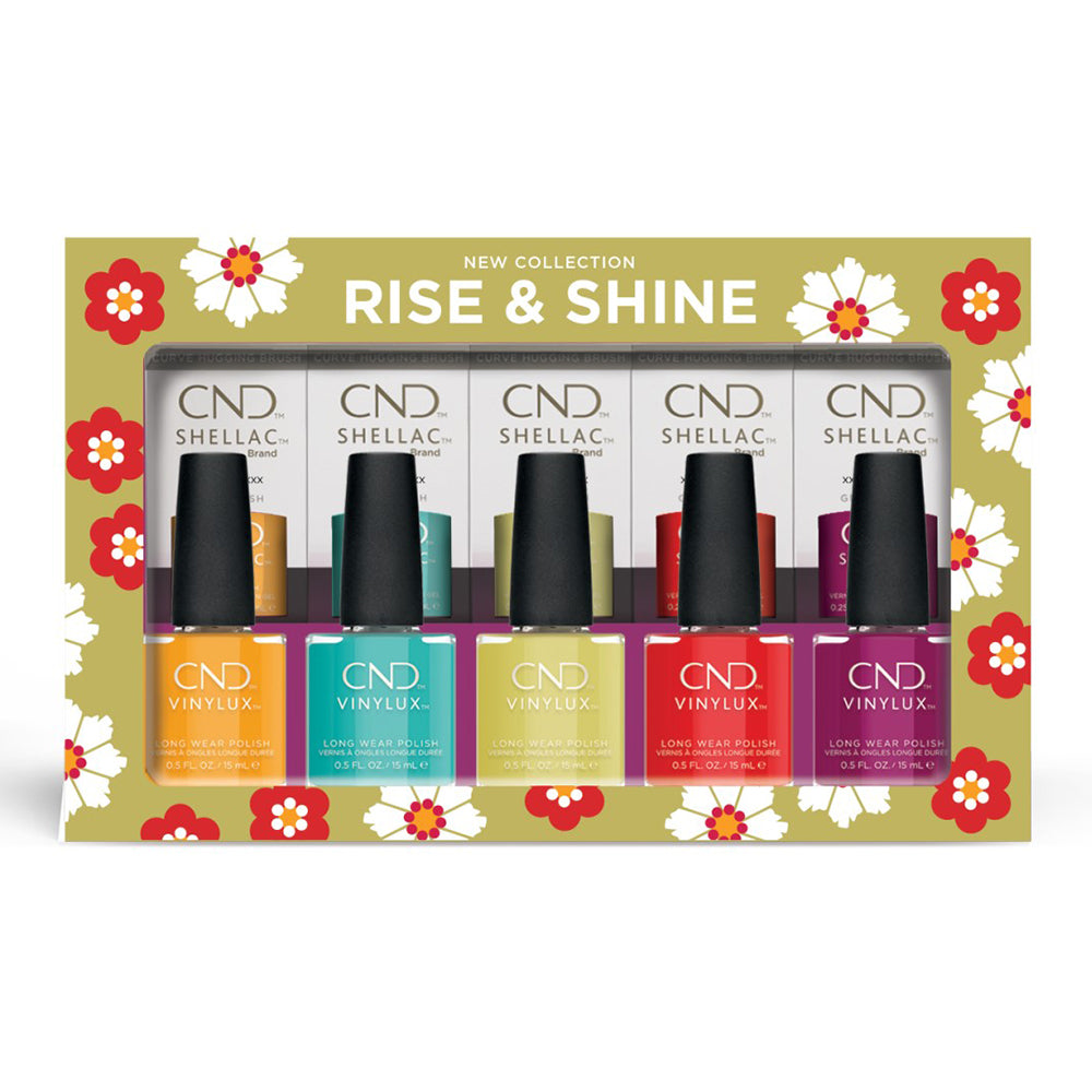 CND Shellac & Vinylux Collection Rise & Shine 10PC 01003